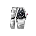BVLGAR Serpenti Silver Black – Diamond Set