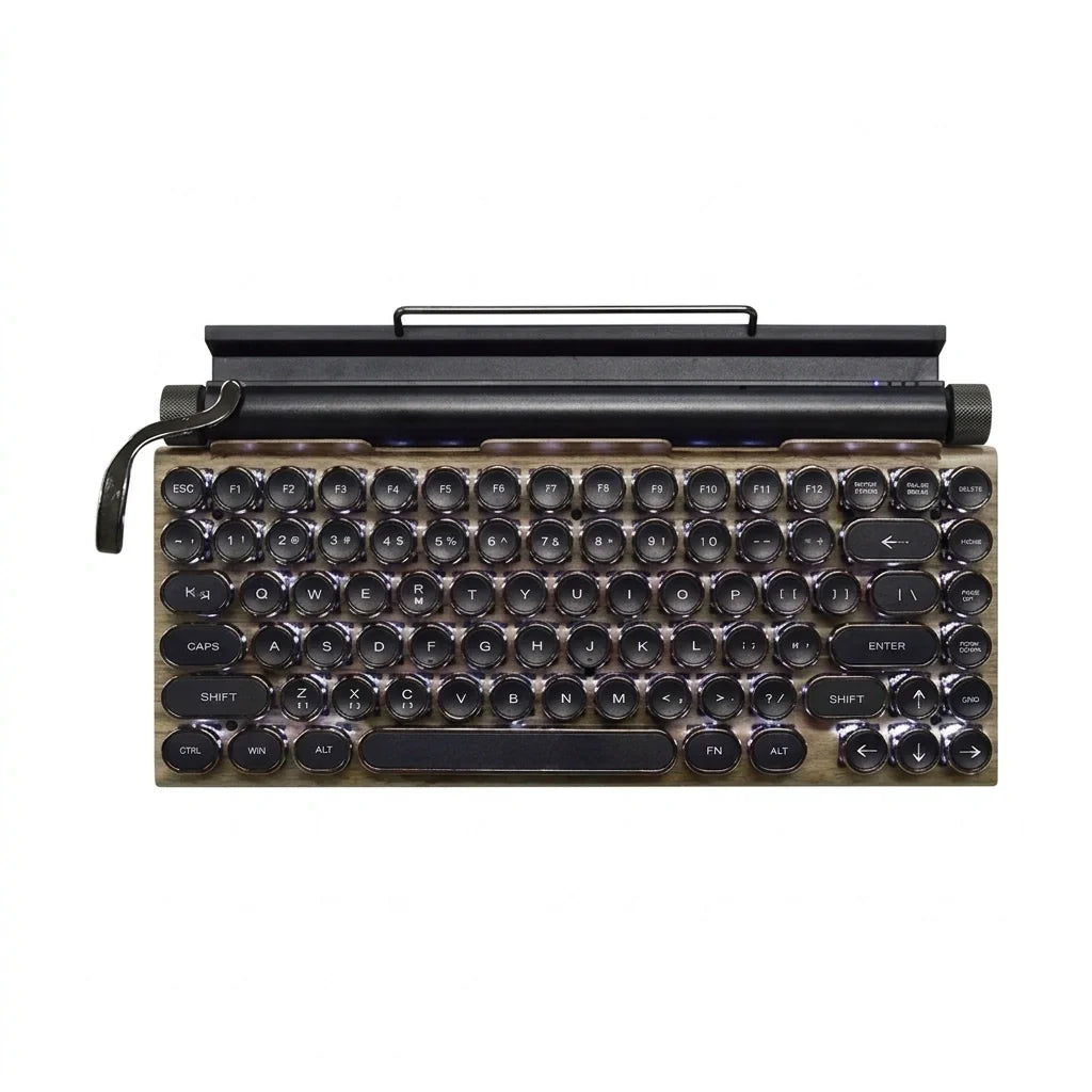 TypeNova — Retro Wireless Keyboard for Focused Work
