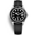 RLX Yacht Master Caoutchouc Noir