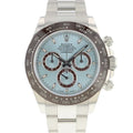 RLX Daytona Argente Bleu Ciel Céramique Marron 4130 Suiss