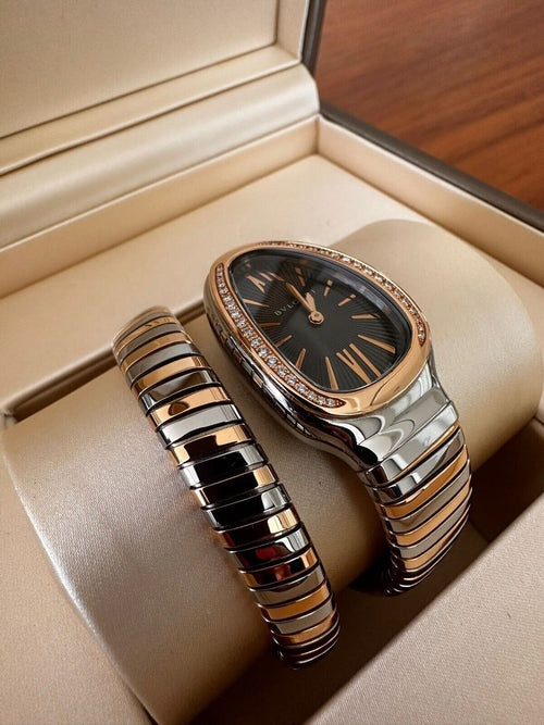BVLGR SERPENTI BLACK DIAL